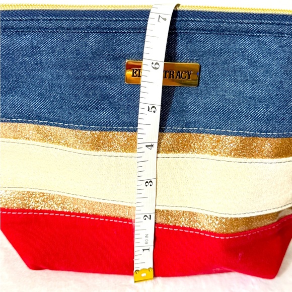 Ellen Tracy Red, Gold, and Cream Women's Bag - Picture 7 of 8